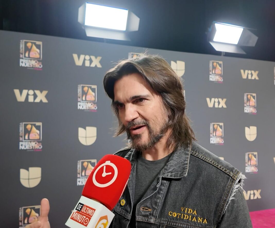 Juanes recibirá el Premio Lo Nuestro a la Trayectoria y expresa su amor por RD