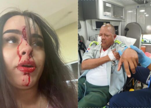 Solicitan prisión preventiva a implicados, donde mujer hirió con bisturí agentes de la Digesett en Aeropuerto del Cibao