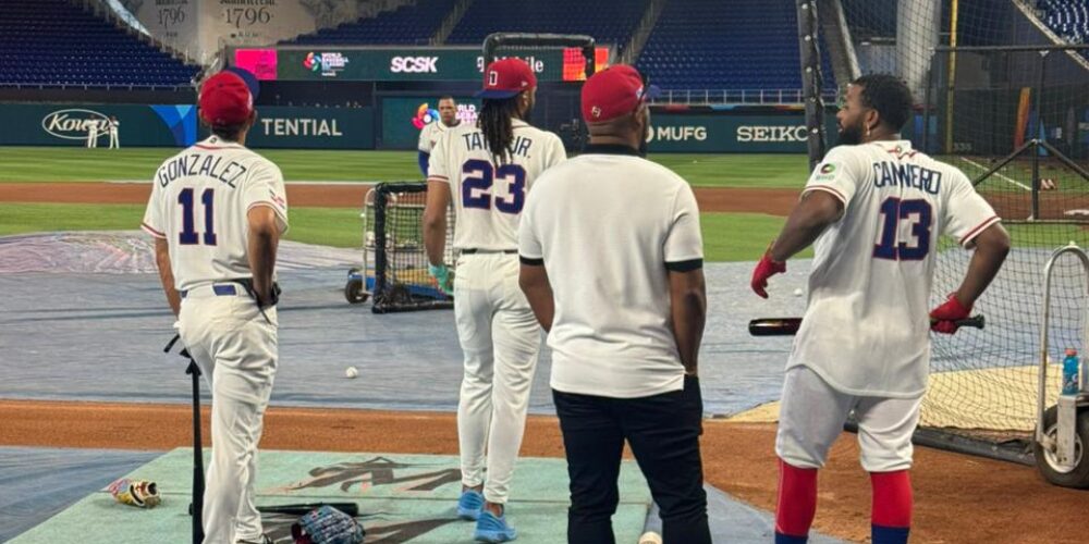 República Dominicana inicia prácticas previo a duelo ante Países Bajos en el Clásico Mundial de Béisbol 2026