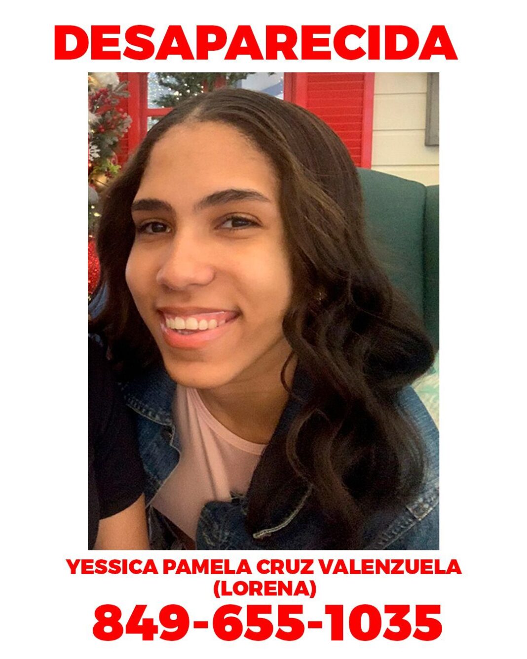 Reportan desaparecida a joven de 20 años que salió desde Pantojas, Santo Domingo Oeste