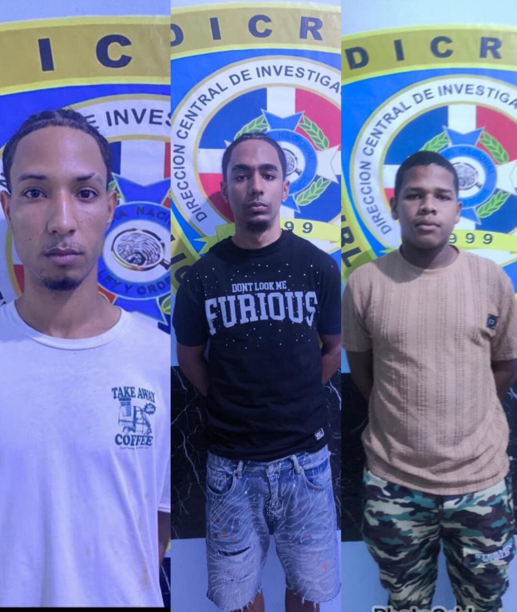 Policía apresa tres hombres vinculados a muerte de una mujer y herir a otras cinco personas en Sabana Perdida