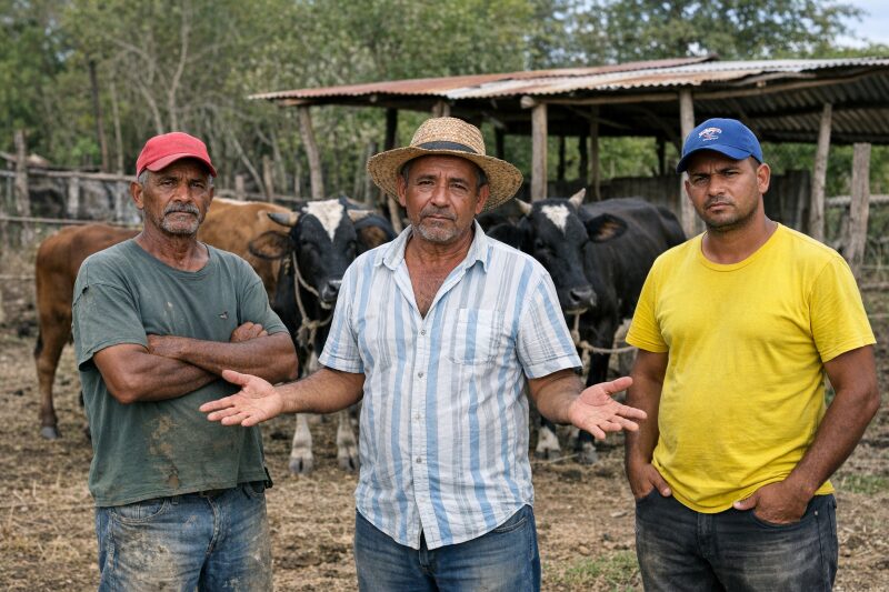 Beneficiarios del programa “Regreso al Campo” del FEDA dicen no hubo evaluación antes de entregar las vacas