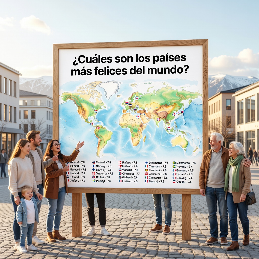 Cuáles son los países más felices del mundo: los nórdicos lideran la estadística