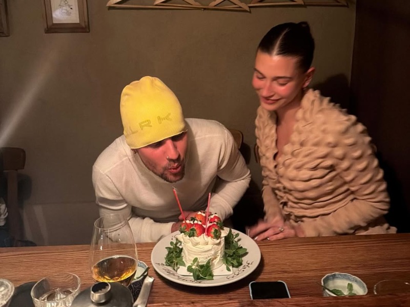 Justin Bieber celebra sus 32 años con íntima reunión familiar