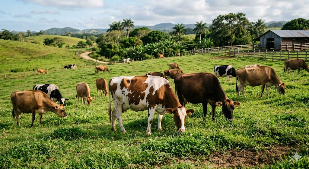 Alcalde y empleados del Ayuntamiento de Guerra también recibieron vacas del FEDA