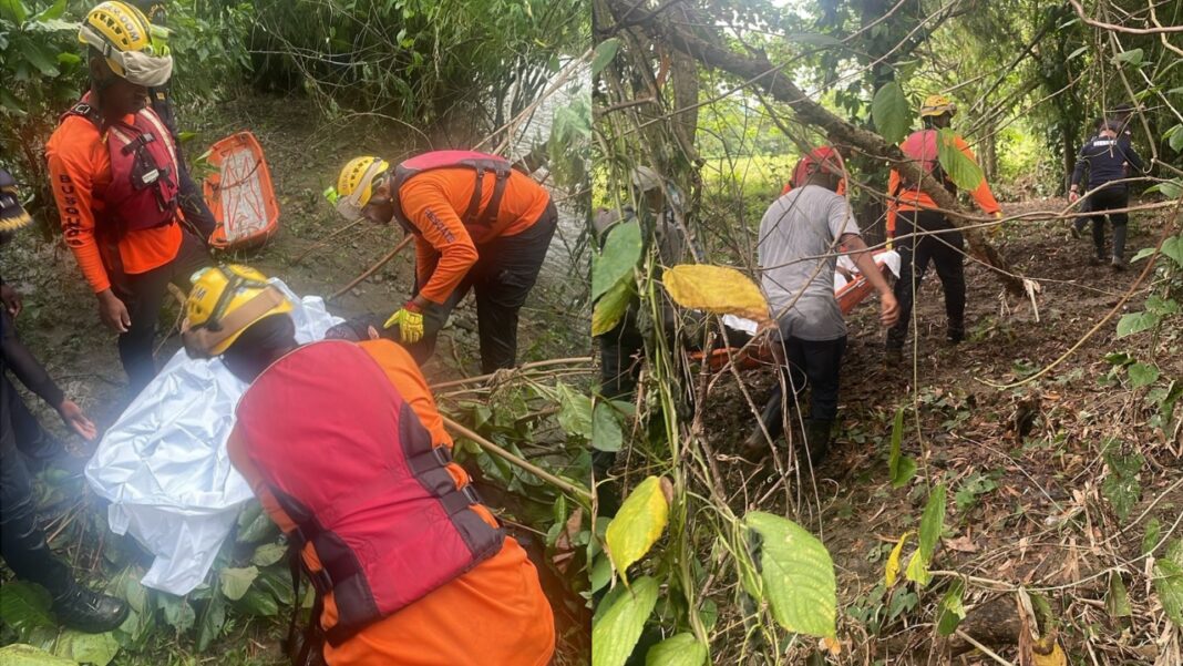 Defensa Civil recupera cuerpo de joven arrastrado por río en Villa Altagracia