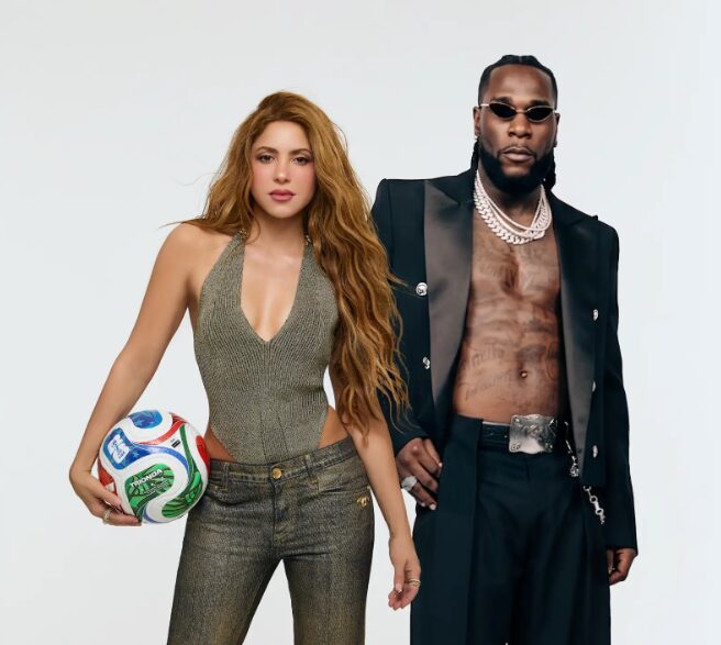 Shakira lanza la canción del mundial «Dai Dai» junto a Burna Boy