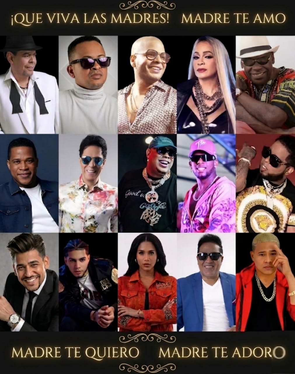 Gran celebración por el Día de las Madres reunirá a 20 estrellas de la música nacional en 6 pueblos del sur