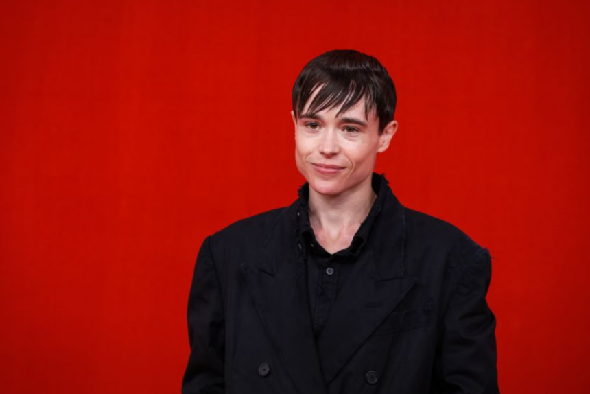 Actor trans Elliot Page muestra su torso al descubierto en una íntima sesión de fotos