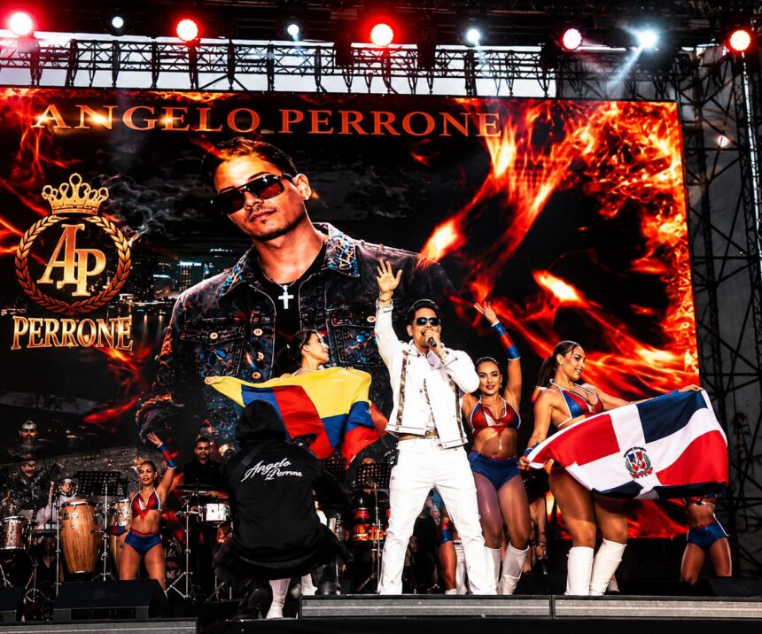 Angelo Perrone fortalece su proyección internacional tras presentarse ante miles en Colombia