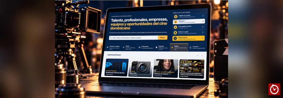 Clasificados de Cine conectará talentos, empresas y oportunidades de la industria audiovisual dominicana