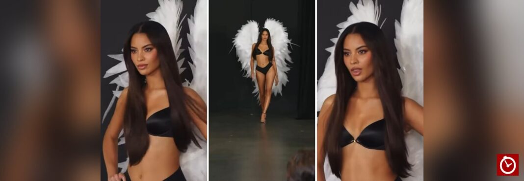 Dominicana Andreina Martínez deslumbra a los jueces de Victorias Secrets con sus alas