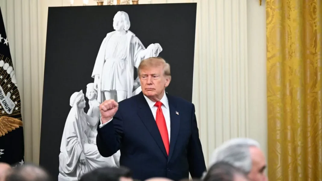 Trump felicita a italoestadounidenses por Día de Colón y critica a la izquierda radical